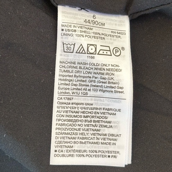 Banana Republic Ruffle Wrap Dress Sheer Chiffon Black Heart Print Size 6 - Picture 13 of 14